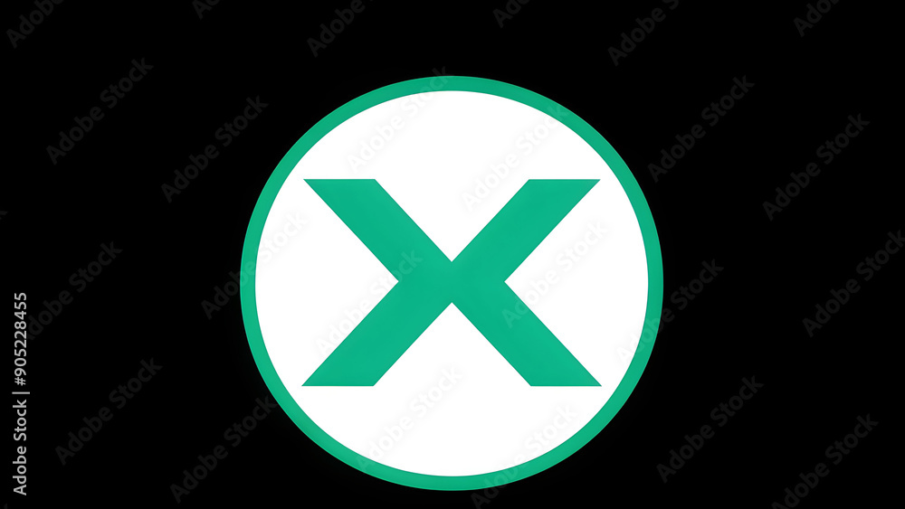 Obraz premium green check mark button