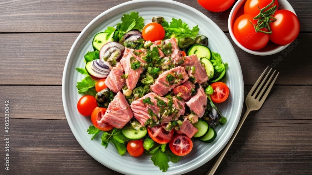 Fresh and vibrant summer salad Fresh and vibrant summer salad