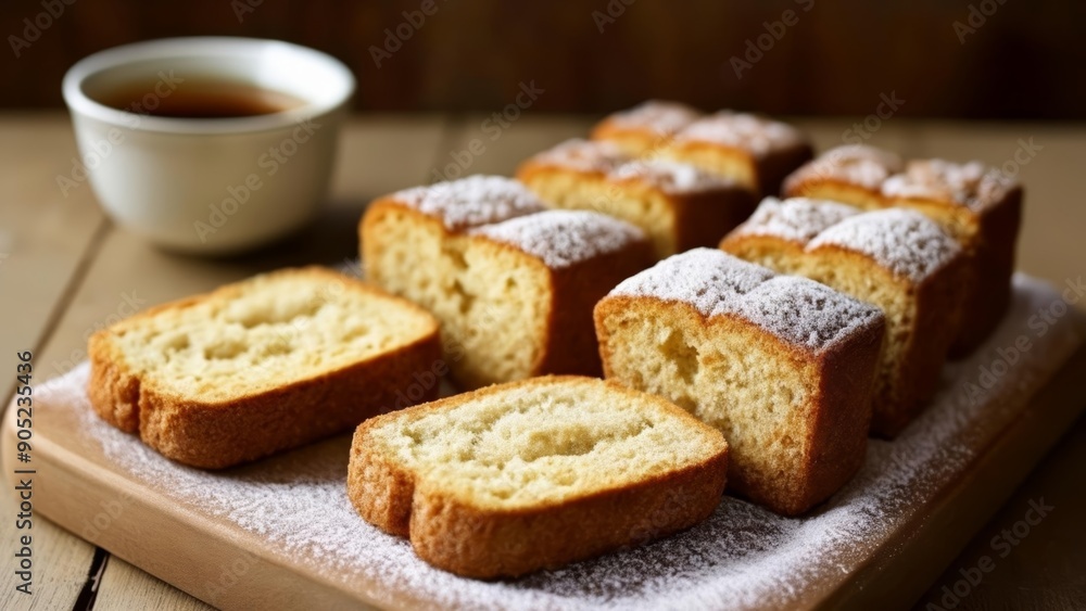 Deliciously baked bread perfect for a cozy afternoon tea Deliciously baked bread perfect for a cozy afternoon tea