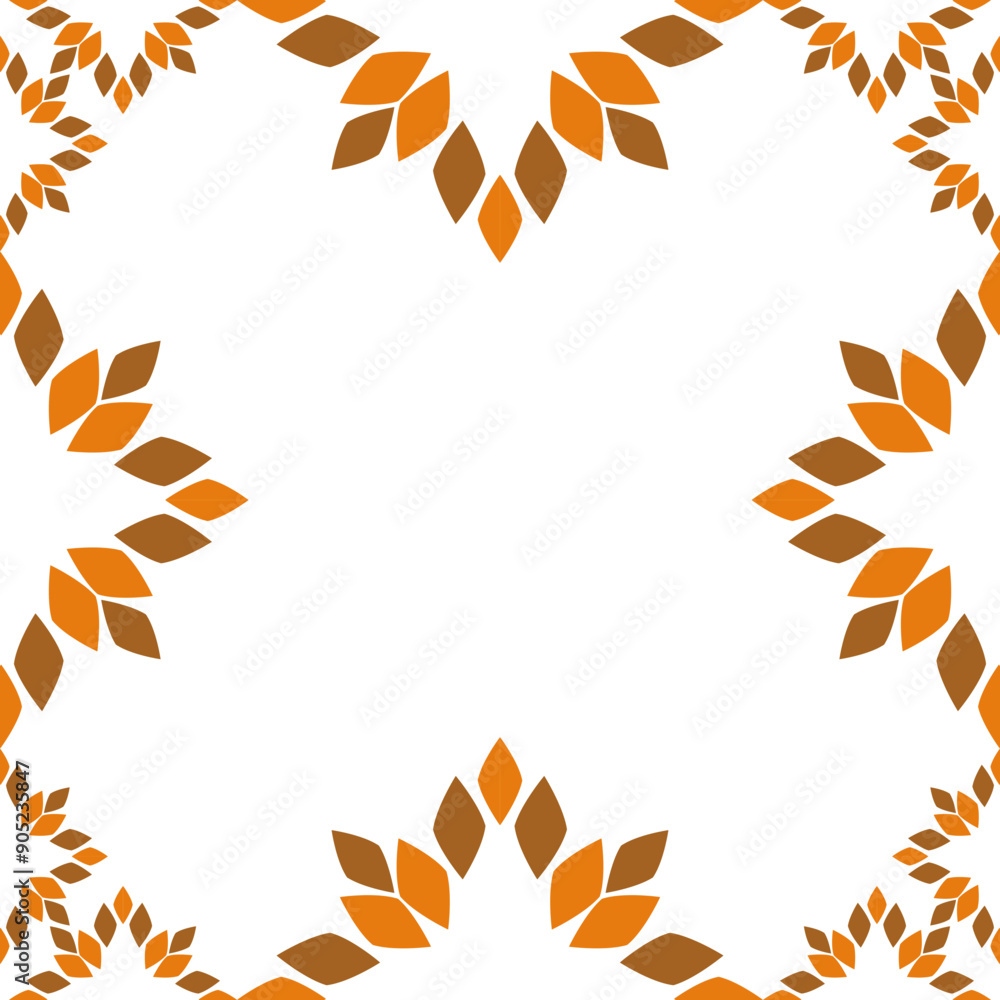 floral frame with floral element floral frame with floral element