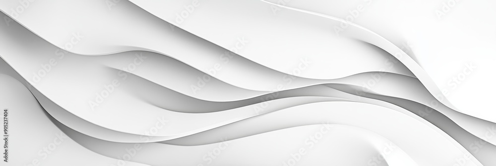An abstract background with flowing white waves, symbolizing motion, fluidity, simplicity, elegance, and sophistication. An abstract background with flowing white waves, symbolizing motion, fluidity, simplicity, elegance, and sophistication.