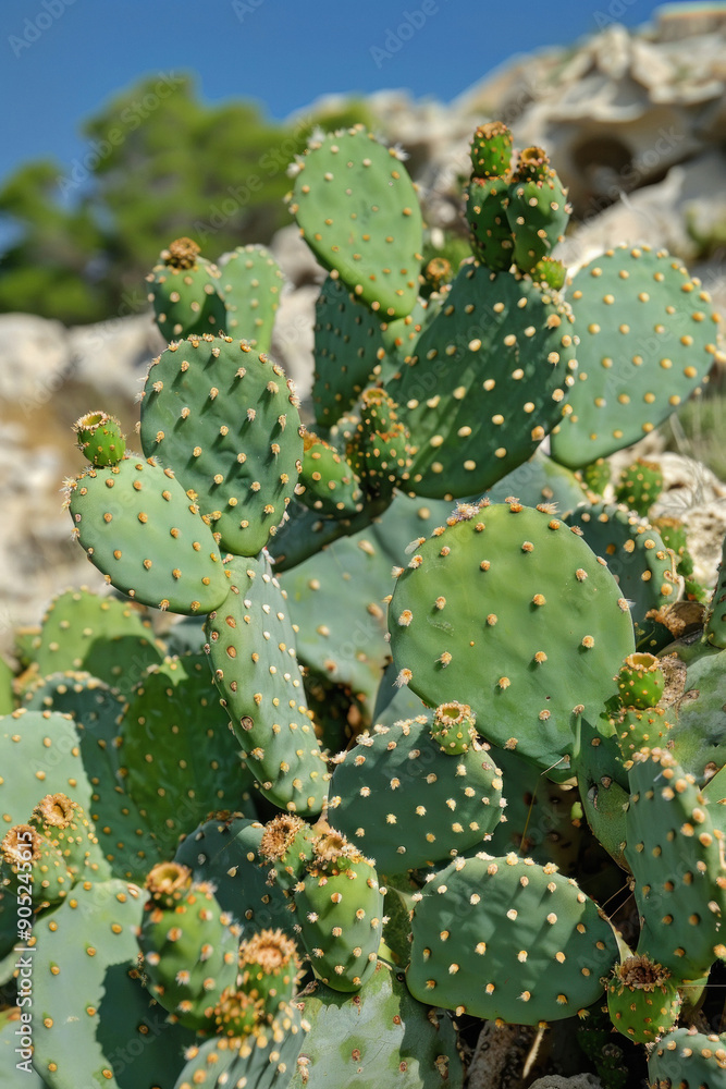Prickly pear cactus plant Prickly pear cactus plant