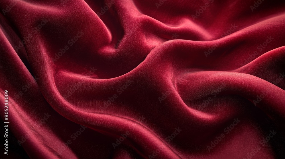 Obraz premium Exquisite Velvet Elegance - Luxurious Fabric Background with Rich Colors and Soft Texture