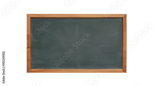 blank blackboard isolated on white