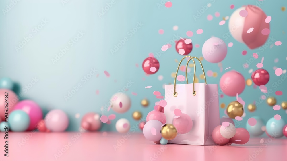 Digital loyalty programs, rewardsbased shopping, 3D illustration, customer retention concept Digital loyalty programs, rewardsbased shopping, 3D illustration, customer retention concept