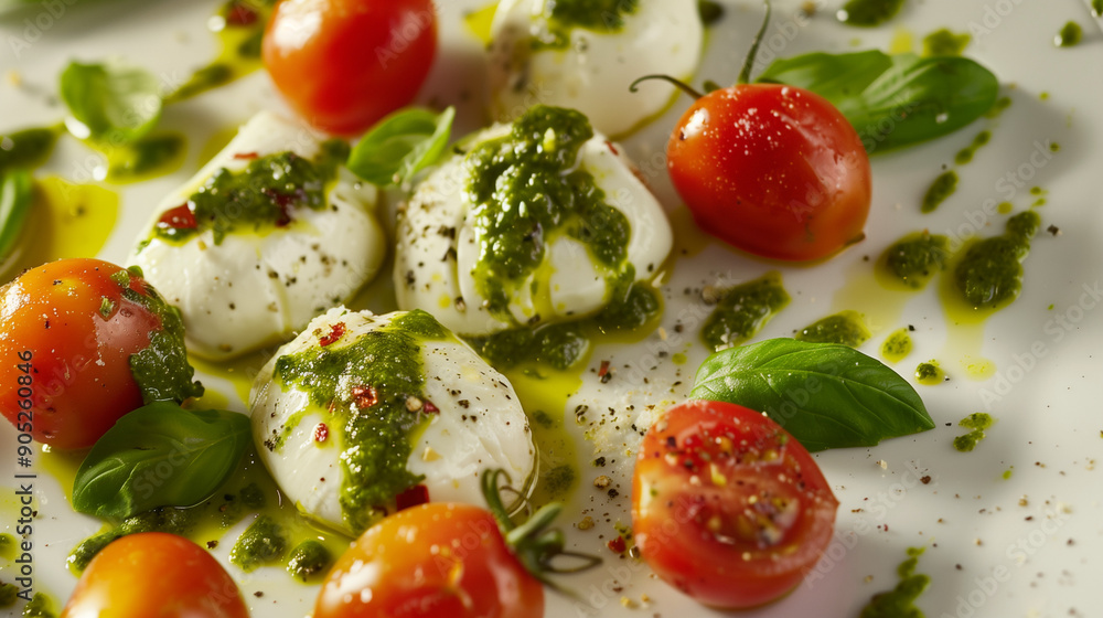 salad with tomatoes and mozzarella salad with tomatoes and mozzarella