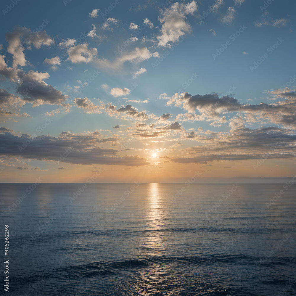 Obraz premium sunset over the sea