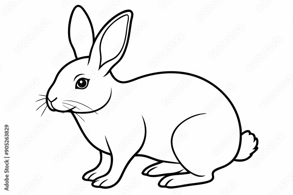 rabbit line art vector illustration, Cute bunny rabbit outline, easter bunny line art vector
rabbit line art vector illustration, Cute bunny rabbit outline, easter bunny line art vector