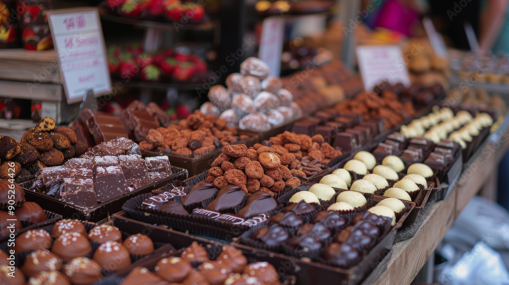 chocolate, chocolates. Chocolate Festival in Perugia. a holiday in Italy. chocolate day. chocolate, chocolates. Chocolate Festival in Perugia. a holiday in Italy. chocolate day.