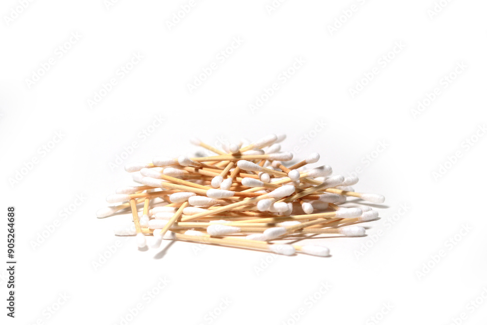 Qtips isolated on a white background Qtips isolated on a white background