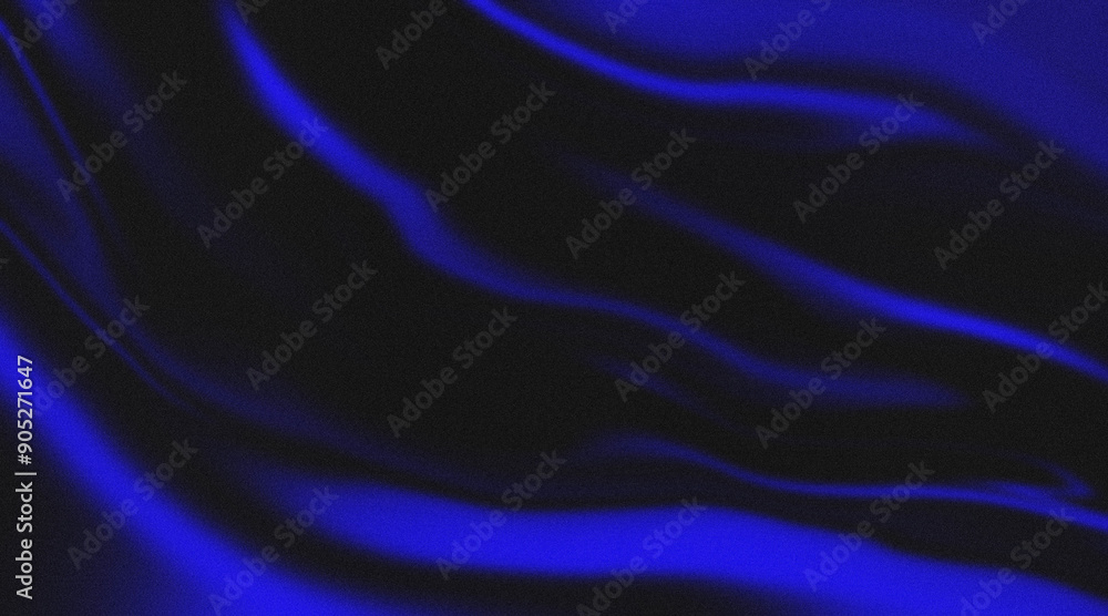 Obraz premium Black and blue noies abstract background luxury cloth or liquid wave or wavy silk texture luxurious