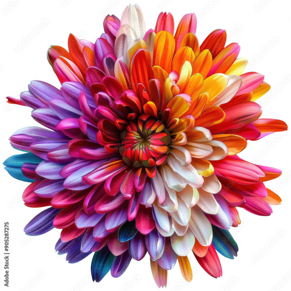 Vibrant close-up of a colorful flower with multicolored petals. Bright and vivid floral image perfect for various designs. Vibrant close-up of a colorful flower with multicolored petals. Bright and vivid floral image perfect for various designs.