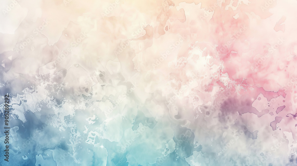 Fototapeta premium A pearl color background with a subtle, watercolor wash effect. The soft, blended colors add a dreamy and artistic feel.