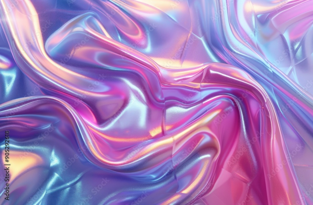 Abstract Holographic Fabric Abstract Holographic Fabric