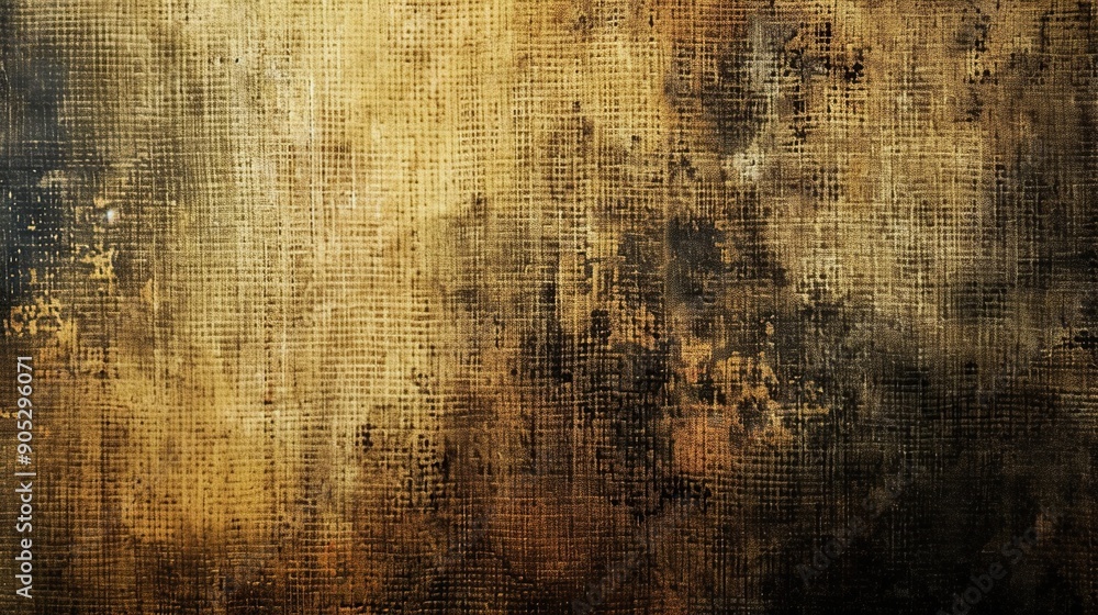 Obraz premium Old canvas with a grunge texture background. Generative ai