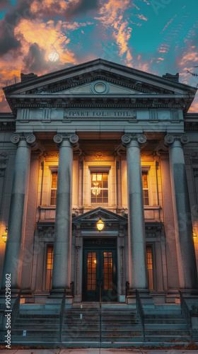 The National Bank. the bank building. International Credit Union Day