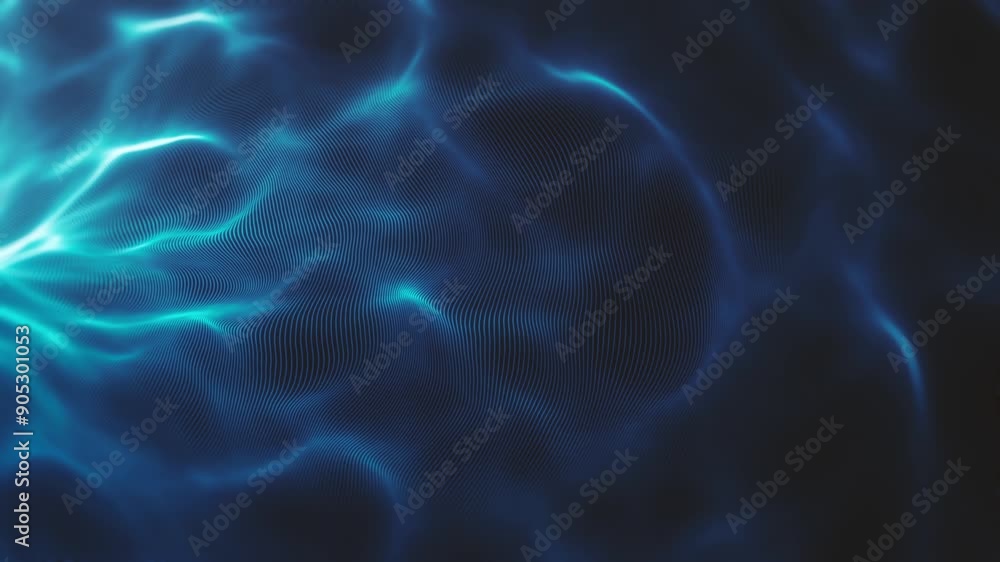 Abstract Digital Ocean Surface Background/ Animation of an abstract background with quiet digital ocean surface waving slowly Abstract Digital Ocean Surface Background/ Animation of an abstract background with quiet digital ocean surface waving slowly