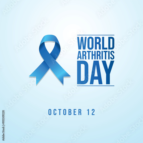 vector graphic of World Arthritis Day ideal for World Arthritis Day celebration.