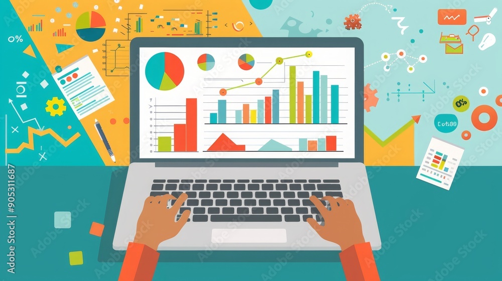data analysis clip art , laptop clip art data analysis , infographic ...