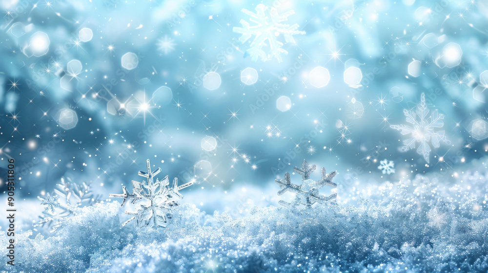 A snowy abstract background with a glitter effect, featuring shimmering snowflakes scattered across a pale blue surface. The sparkling design adds a touch of magic. A snowy abstract background with a glitter effect, featuring shimmering snowflakes scattered across a pale blue surface. The sparkling design adds a touch of magic.