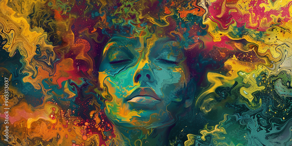 Exploring the Psychological Benefits of Art Therapy. Concept Art ...