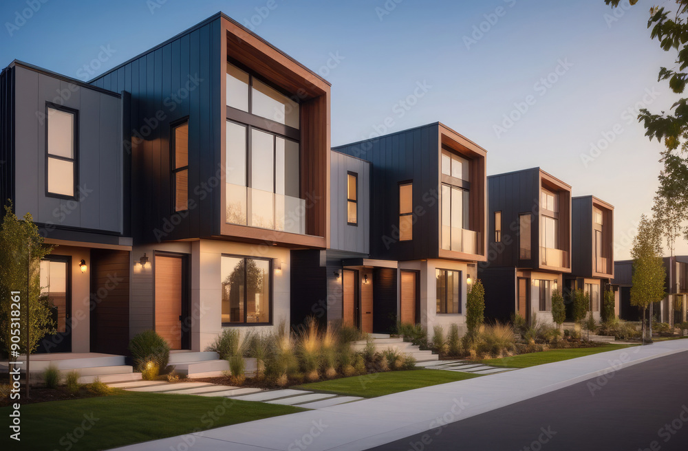 modern buildings with large windows showcasing urban architecture and real estate design modern buildings with large windows showcasing urban architecture and real estate design