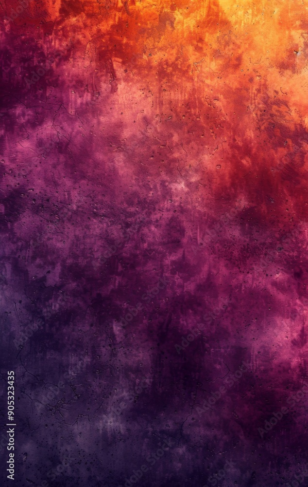 Abstract Granular Gradient Banner Background with Deep Brown, Orange, Purple, and Black Noisy Textures for Poster Titles and Design. Abstract Granular Gradient Banner Background with Deep Brown, Orange, Purple, and Black Noisy Textures for Poster Titles and Design.
