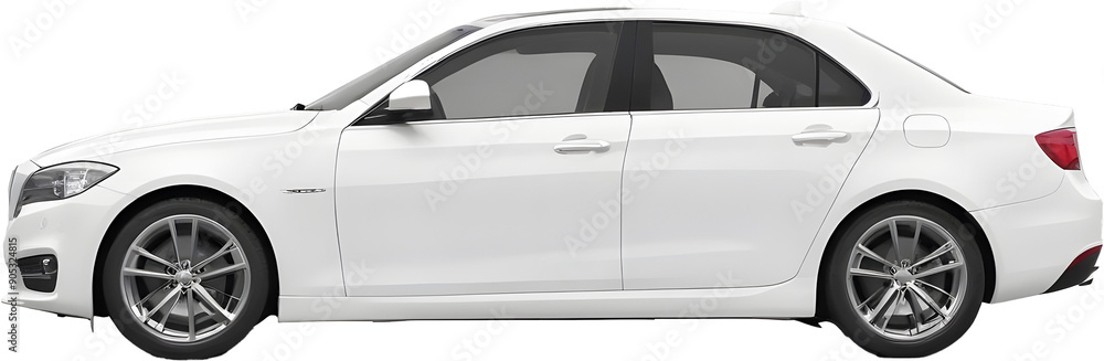 White car isolated on white Transparent background.
White car isolated on white Transparent background.