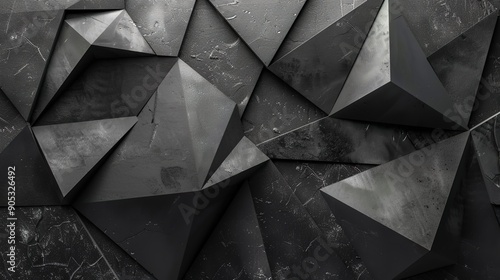 Black tone pattern wallpaper