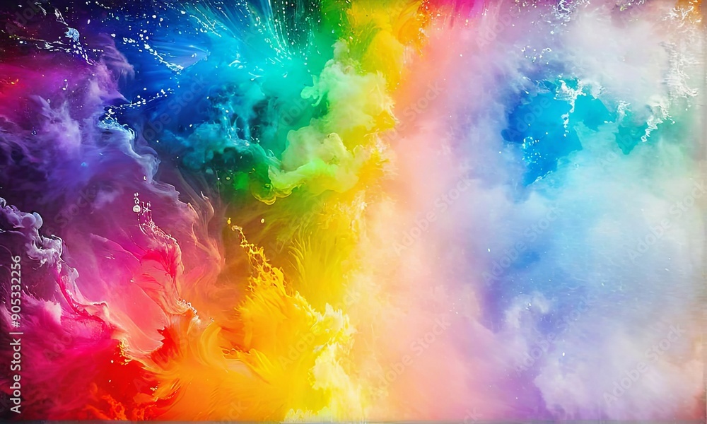 Ethereal Abstract Colorful Swirls Ethereal Abstract Colorful Swirls
