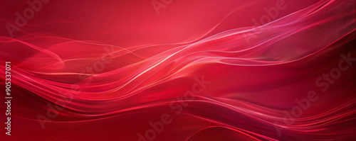 Vivid scarlet abstract backdrop with smooth gradients and subtle patterns, evoking a sense of calm and balance.