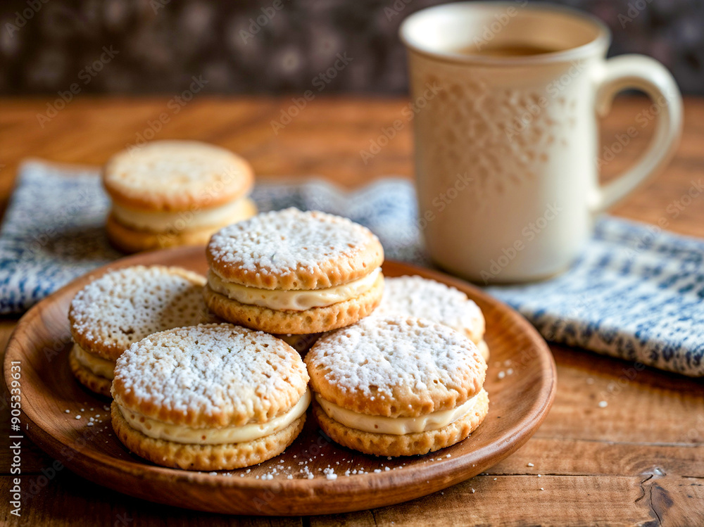 cookies and cup of coffee cookies and cup of coffee