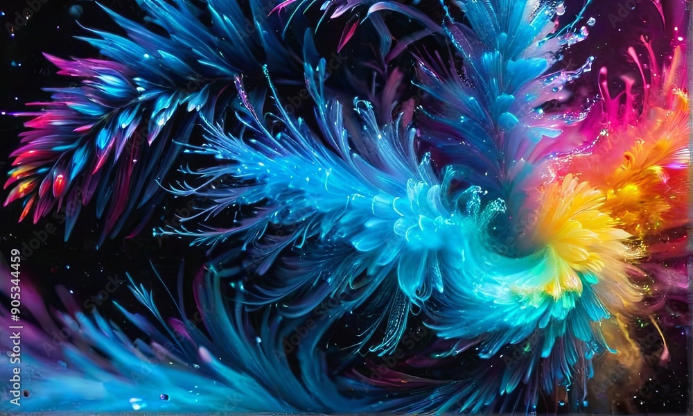 Fototapeta premium Vibrant Color Explosion