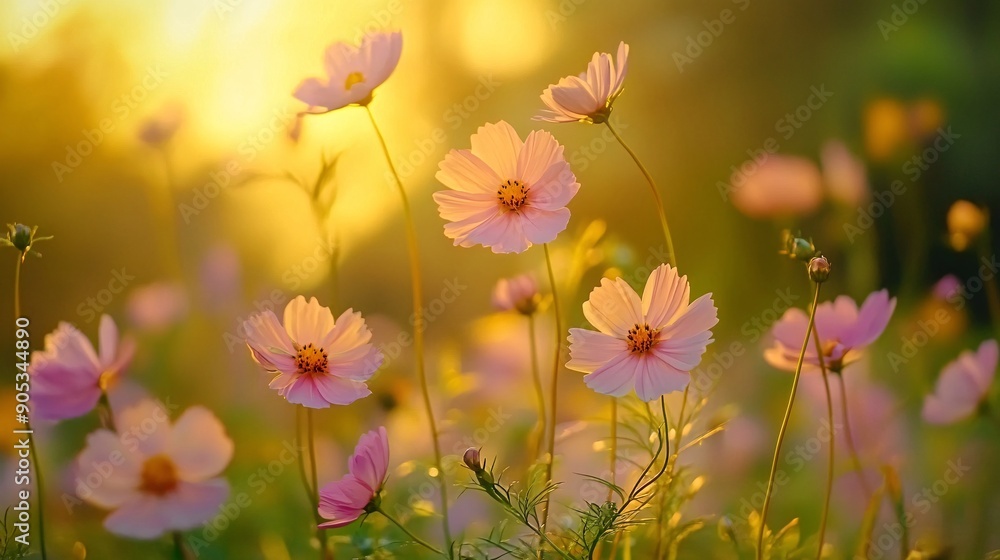 A close-up of fading flowers in a garden, their petals beginning to wilt and fall. The soft sunlight of late summer casts a gentle glow over the scene, highlighting the delicate beauty of the A close-up of fading flowers in a garden, their petals beginning to wilt and fall. The soft sunlight of late summer casts a gentle glow over the scene, highlighting the delicate beauty of the