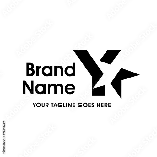 Free Download Simple and Memorable Initial Y Star Logo - GFXLoad