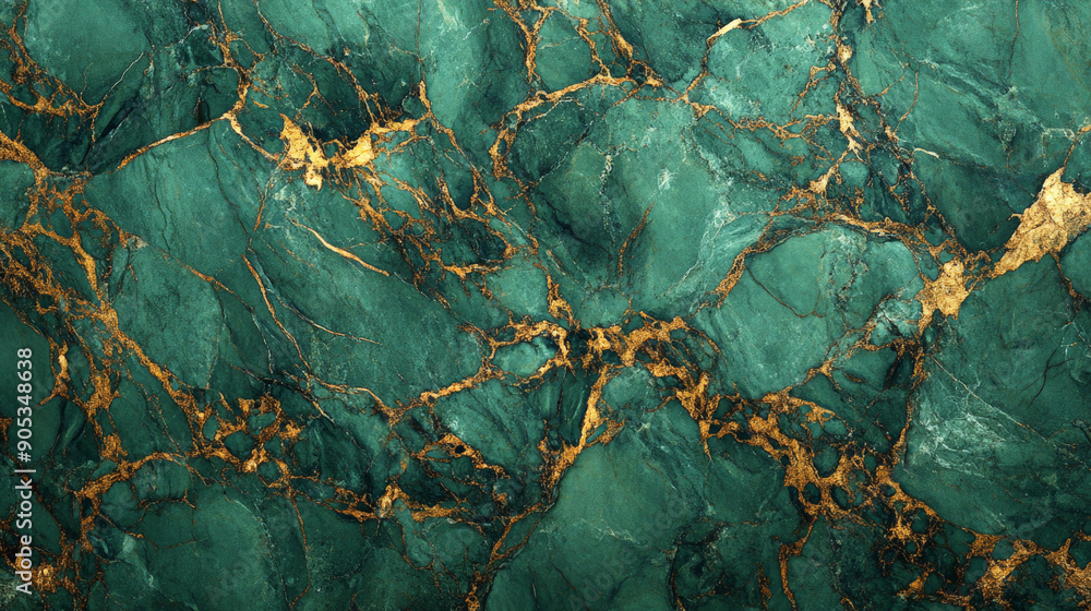 A high-resolution texture of green Italian marble with gold veins. The vibrant colors and intricate patterns give the marble a striking and elegant appearance. A high-resolution texture of green Italian marble with gold veins. The vibrant colors and intricate patterns give the marble a striking and elegant appearance.
