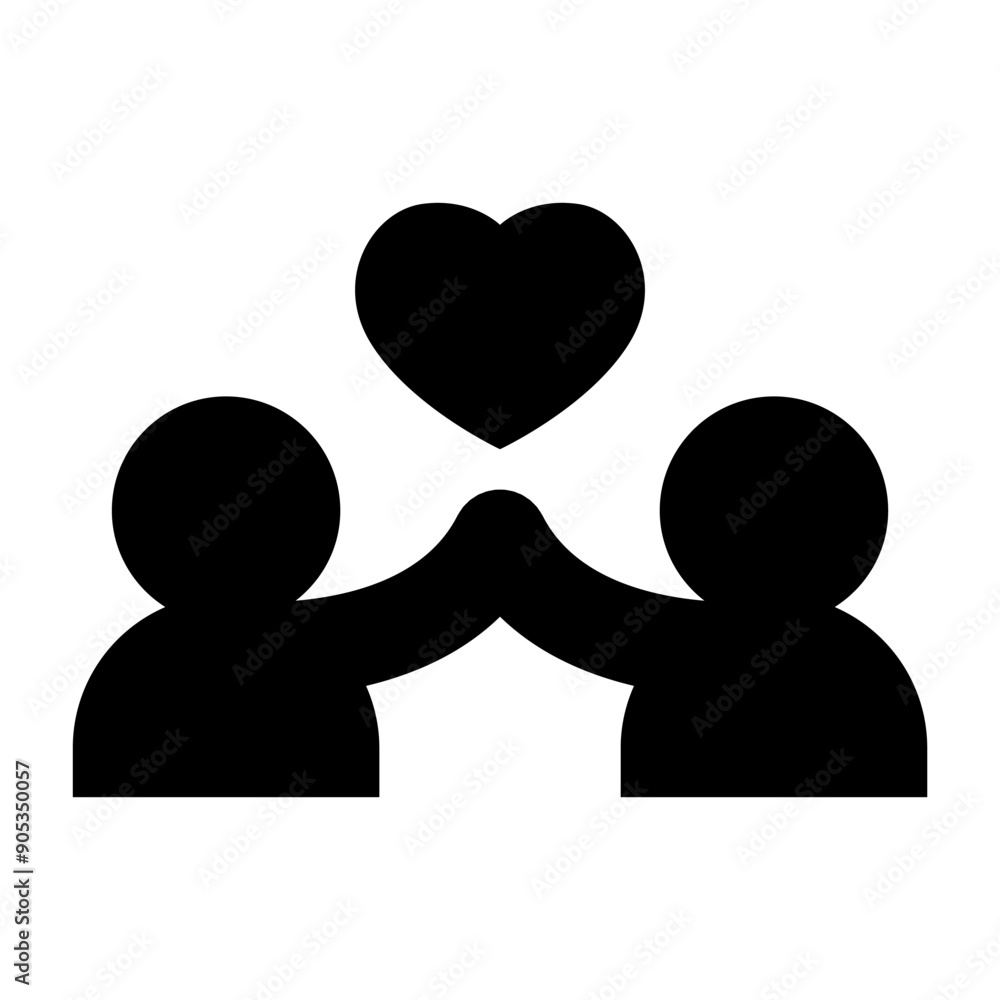 Friendship icon vector illustration graphic design Friendship icon vector illustration graphic design