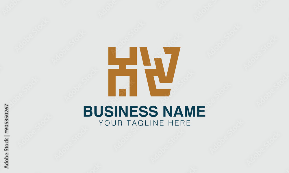 Obraz premium HV H hv initial logo | initial based abstract modern minimal creative logo, vector template image. luxury logotype logo, real estate homie logo. typography logo. initials logo