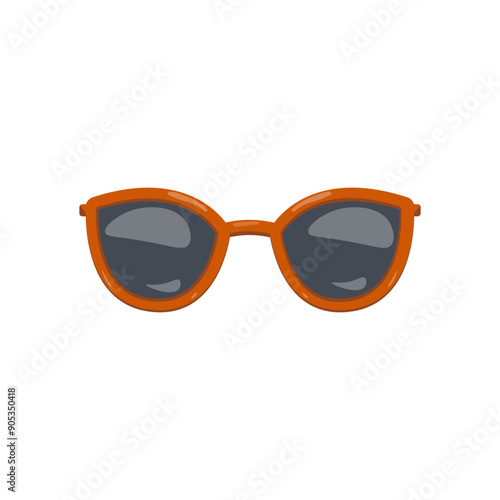Glasses vector eyeglasses or sunglasses in stylish shapes for party