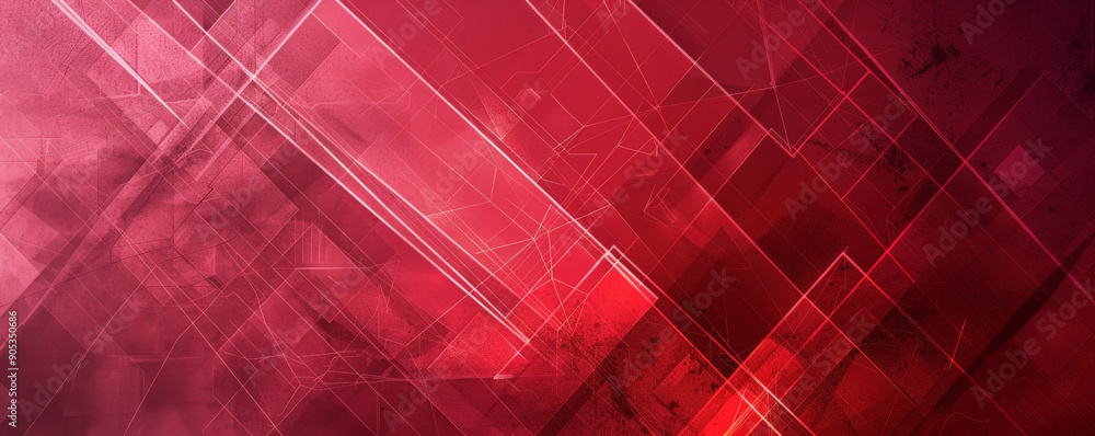 Scarlet abstract background featuring geometric patterns and lines in varying shades of red, creating depth and interest. Scarlet abstract background featuring geometric patterns and lines in varying shades of red, creating depth and interest.