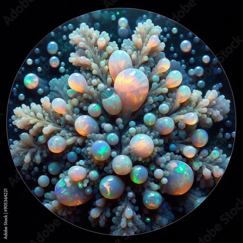 58 14 Hydrophane Opal a type of opal that readily absorbs water photo