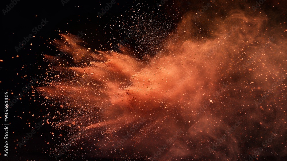 Explosive Powder Burst in High Contrast Explosive Powder Burst in High Contrast