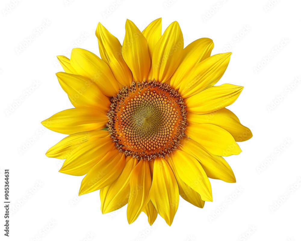 Fototapeta premium Sunflower PNG with transparent background