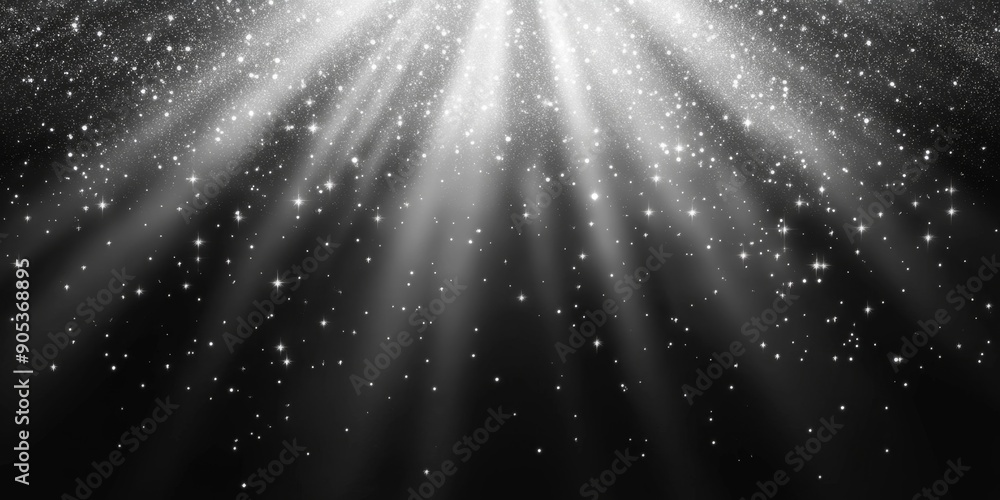 Enchanting Dust Particles Dancing in Sunbeam Light Enchanting Dust Particles Dancing in Sunbeam Light
