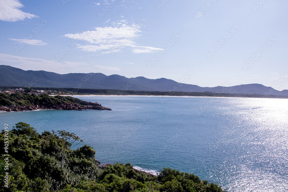 Beautiful beach landscape on Florianópolis island Brazil Beautiful beach landscape on Florianópolis island Brazil