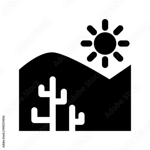 Desert icon vector illustration graphic design