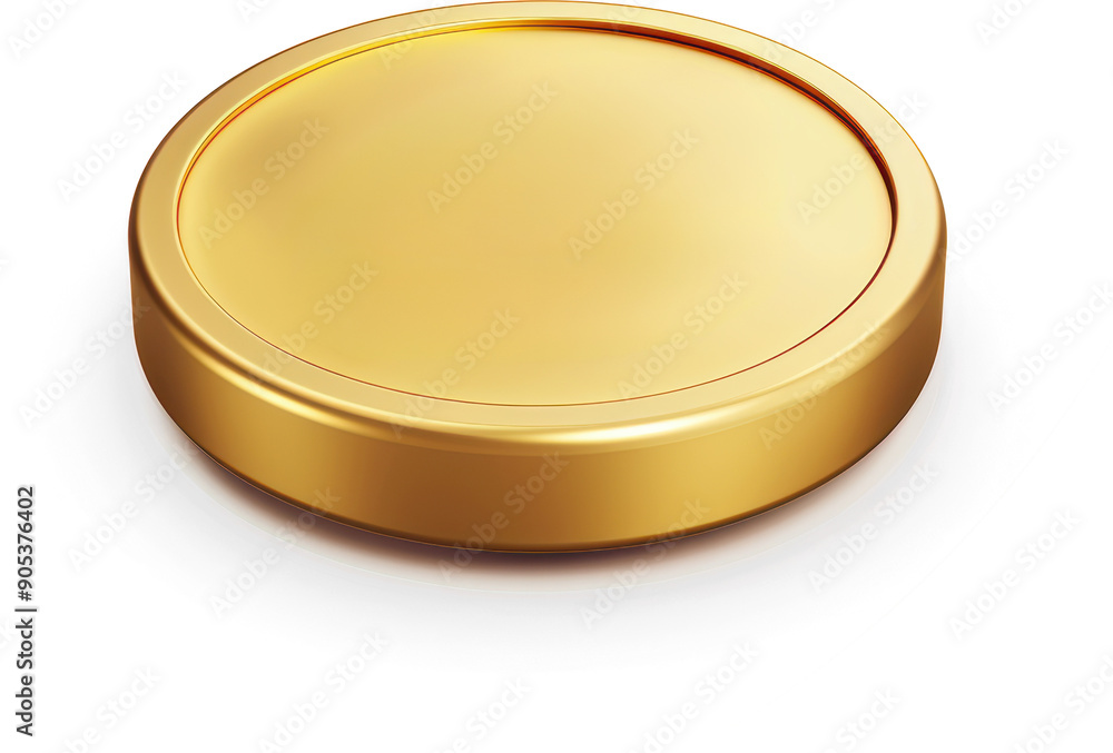 Gold coin isolated on transparent background. PNG Gold coin isolated on transparent background. PNG