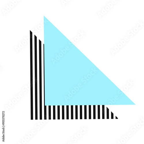 Canvas Print Assemblage de formes géométriques de couleur pastel