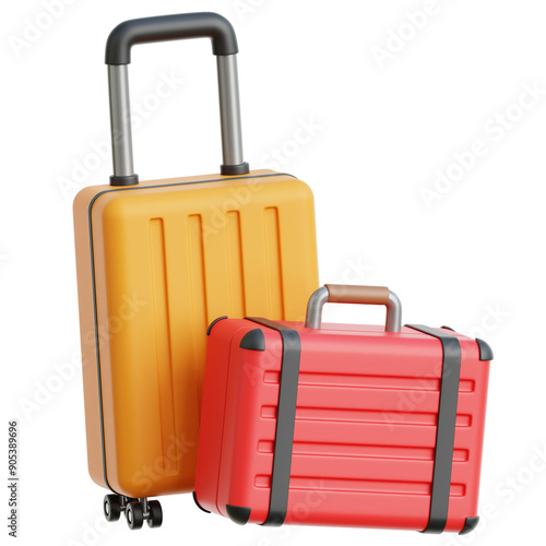 Luggage 3d Illustration