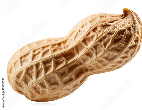  Falling Peanut- Falling peanut isolated on white background, full depth of field, capturing_1(55)